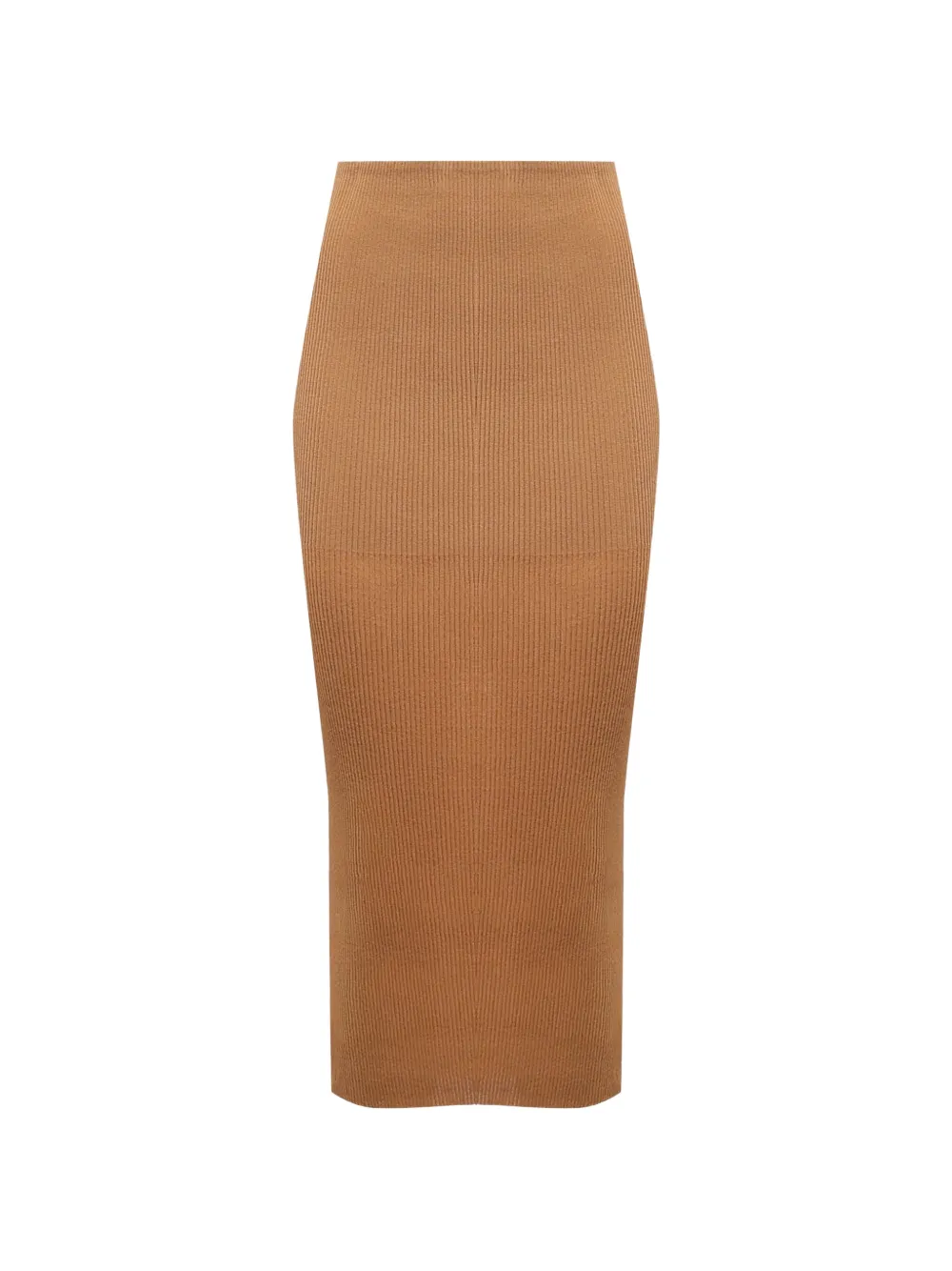 Alberta Ferretti ribbed-knit skirt - Toni neutri