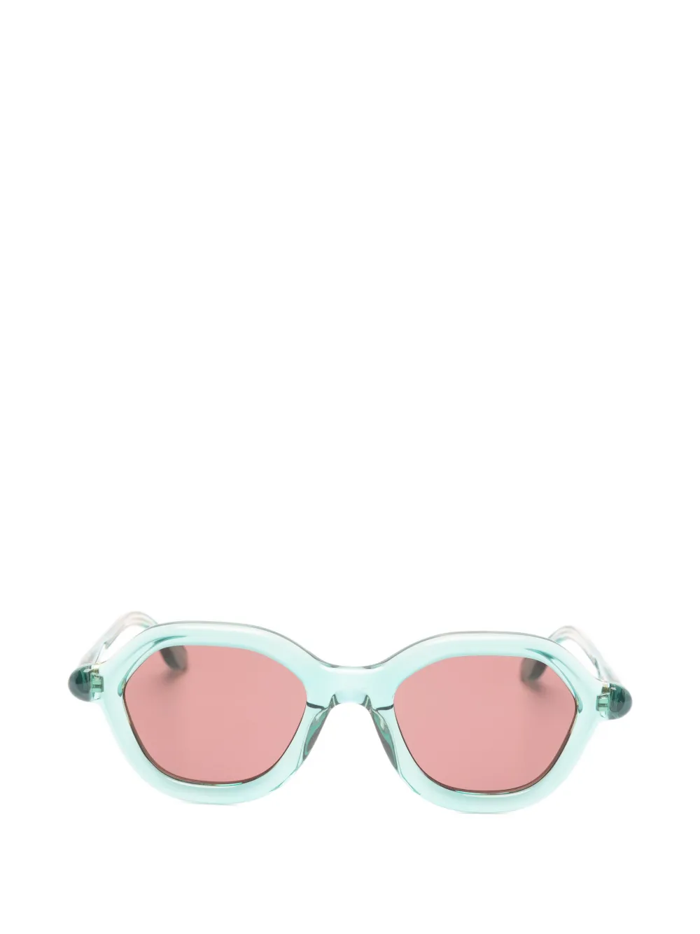Paloceras geometric-frame sunglasses - Grün