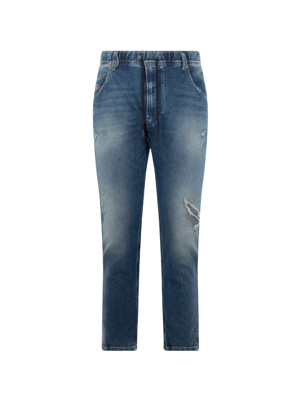 Diesel distressed tapered jeans - Blu