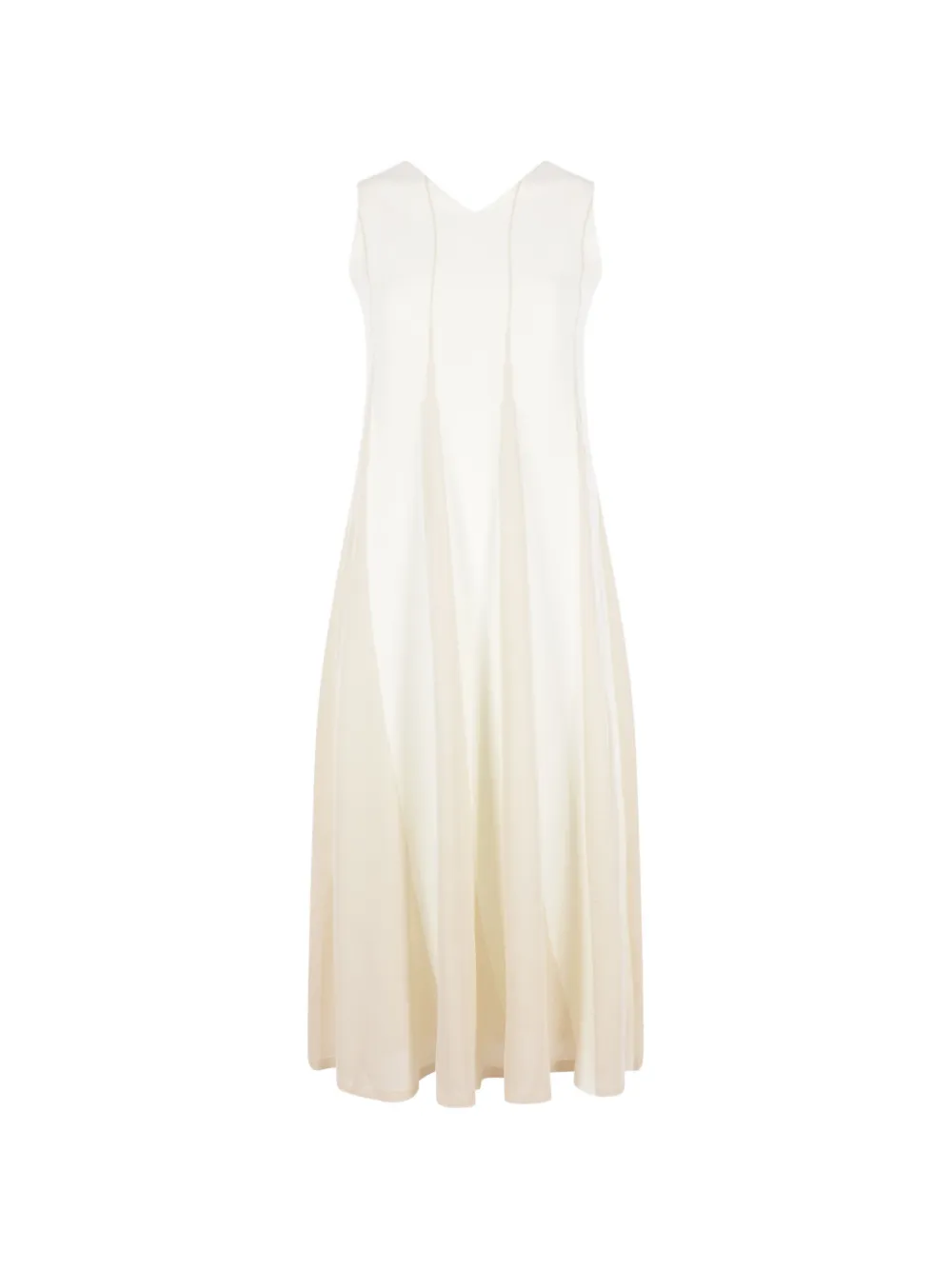 CFCL sleeveless V-neck midi dress - White