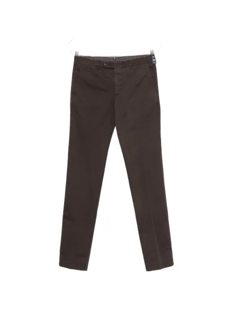 Rota slim-fit cotton trousers