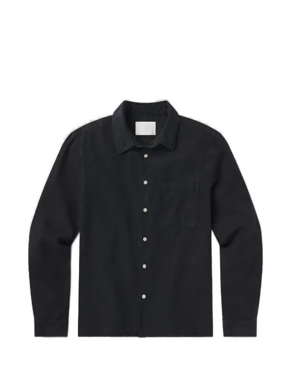 Citizens of Humanity Patch-pocket Long-sleeve Shirt in Blue