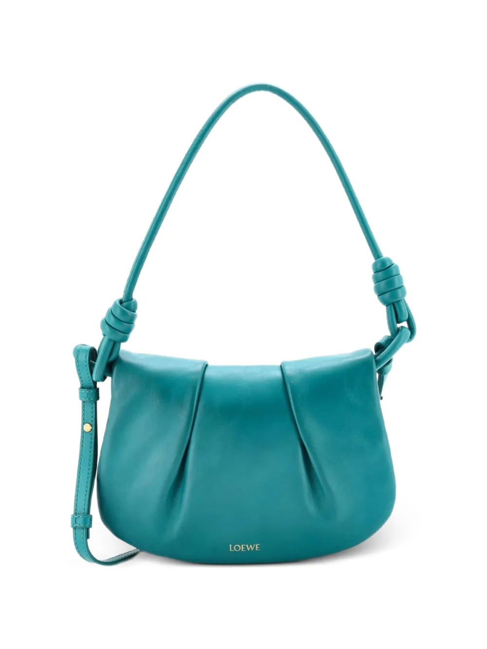Loewe Pre-Owned Paseo Leather shoulder bag - Blu