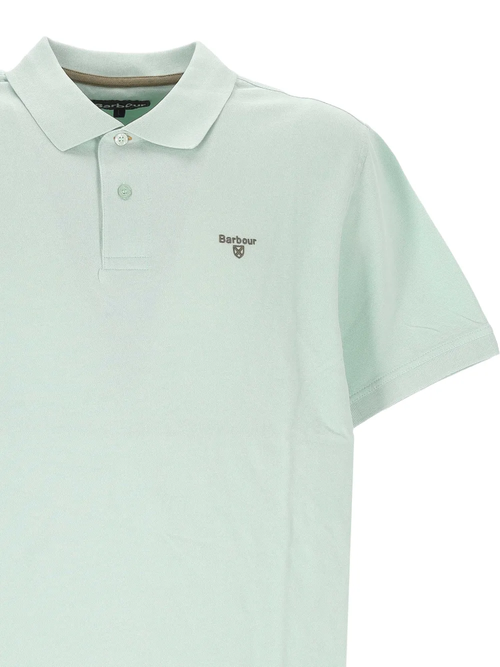 Barbour Poloshirt met geborduurd logo Blauw