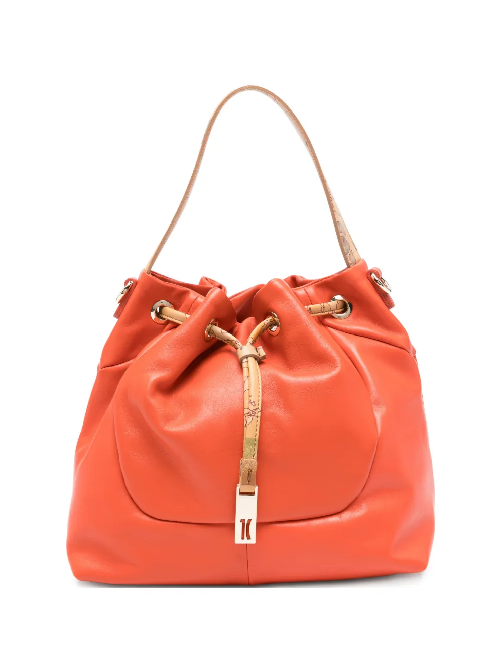 ALVIERO MARTINI 1° CLASSE Geo Classic drawstring-fastening tote bag - Rosso