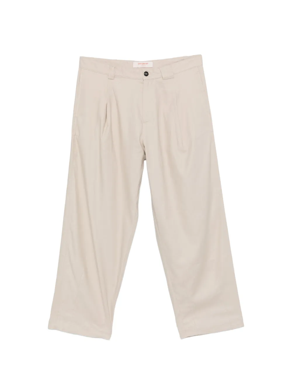 OFFICINA 36 belt-loop pleated trousers - Toni neutri