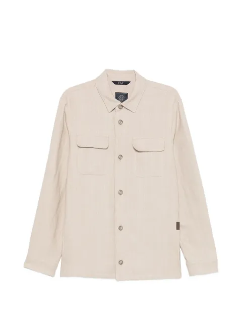 Fay buttoned pocket overshirt