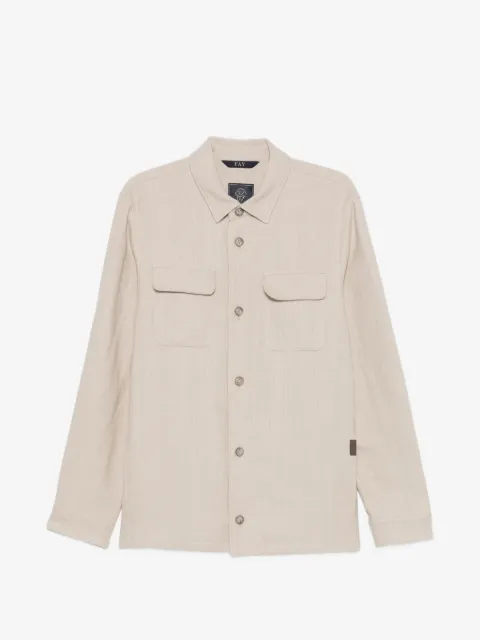 Fay buttoned pocket overshirt