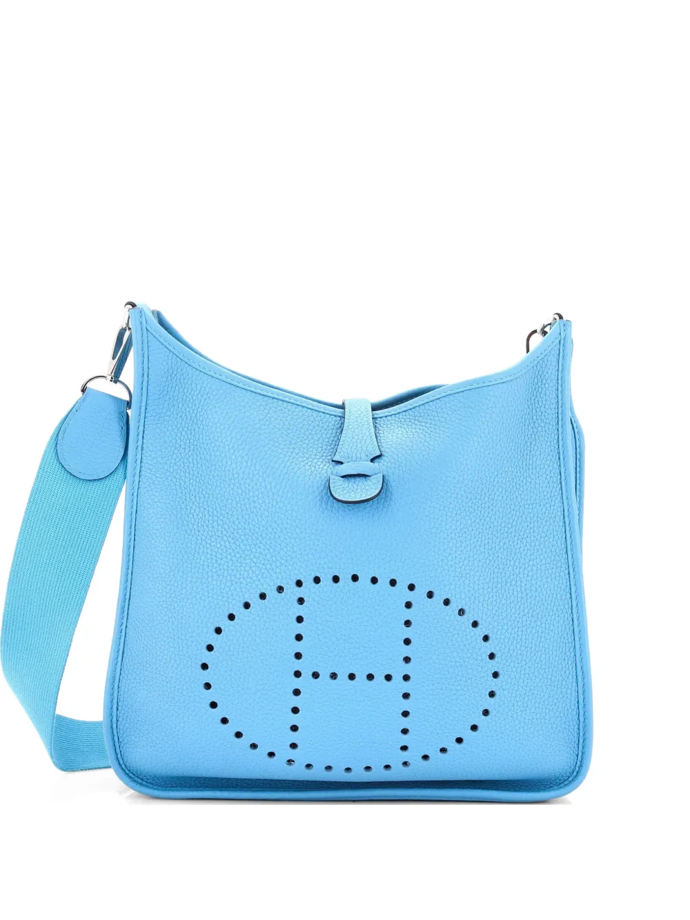 Hermès Pre-Owned Evelyne Bag Gen III Clemence PM crossbody bag - Blu