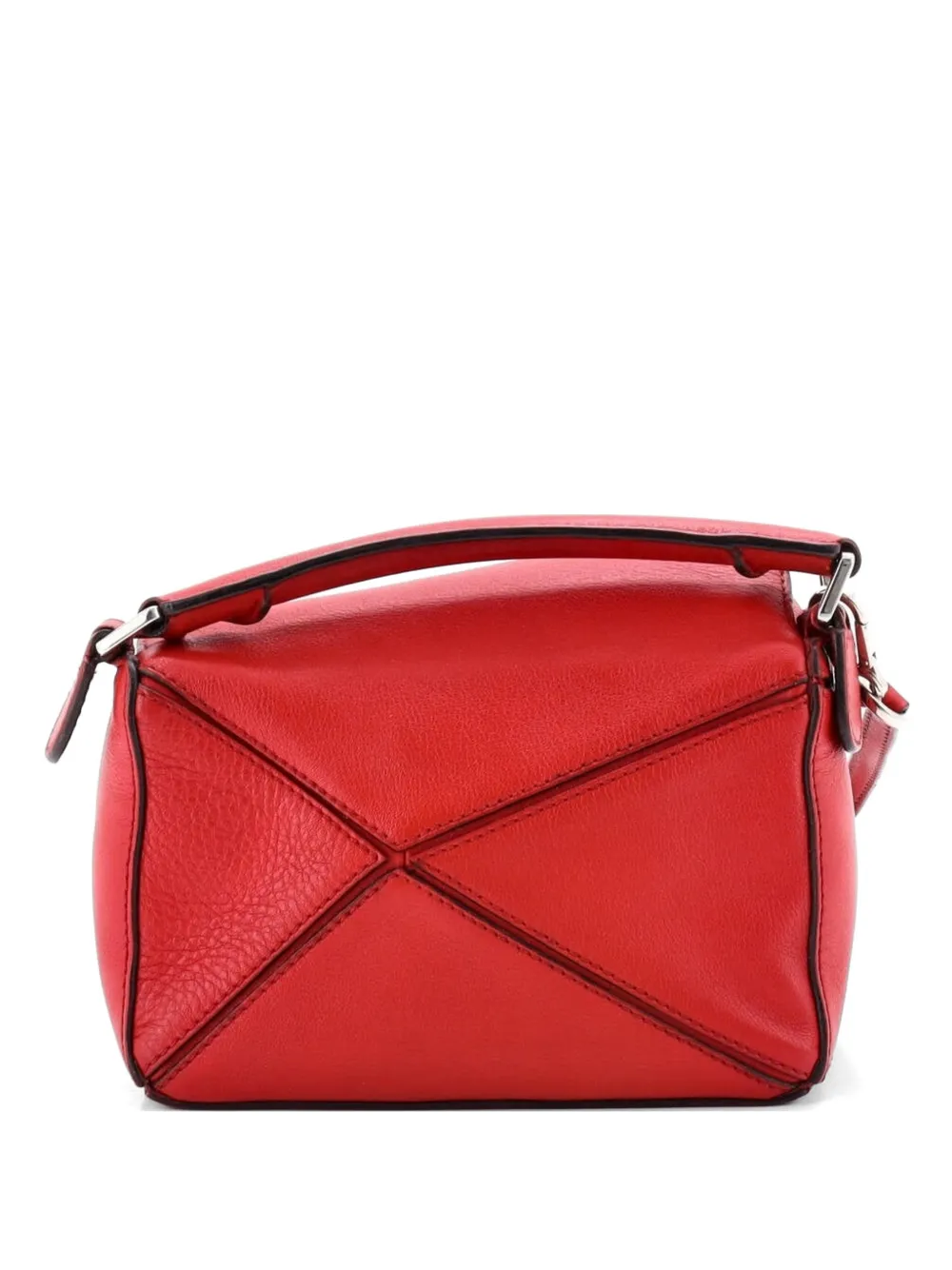Loewe Pre-Owned Puzzle Bag Leather Mini crossbody bag - Red