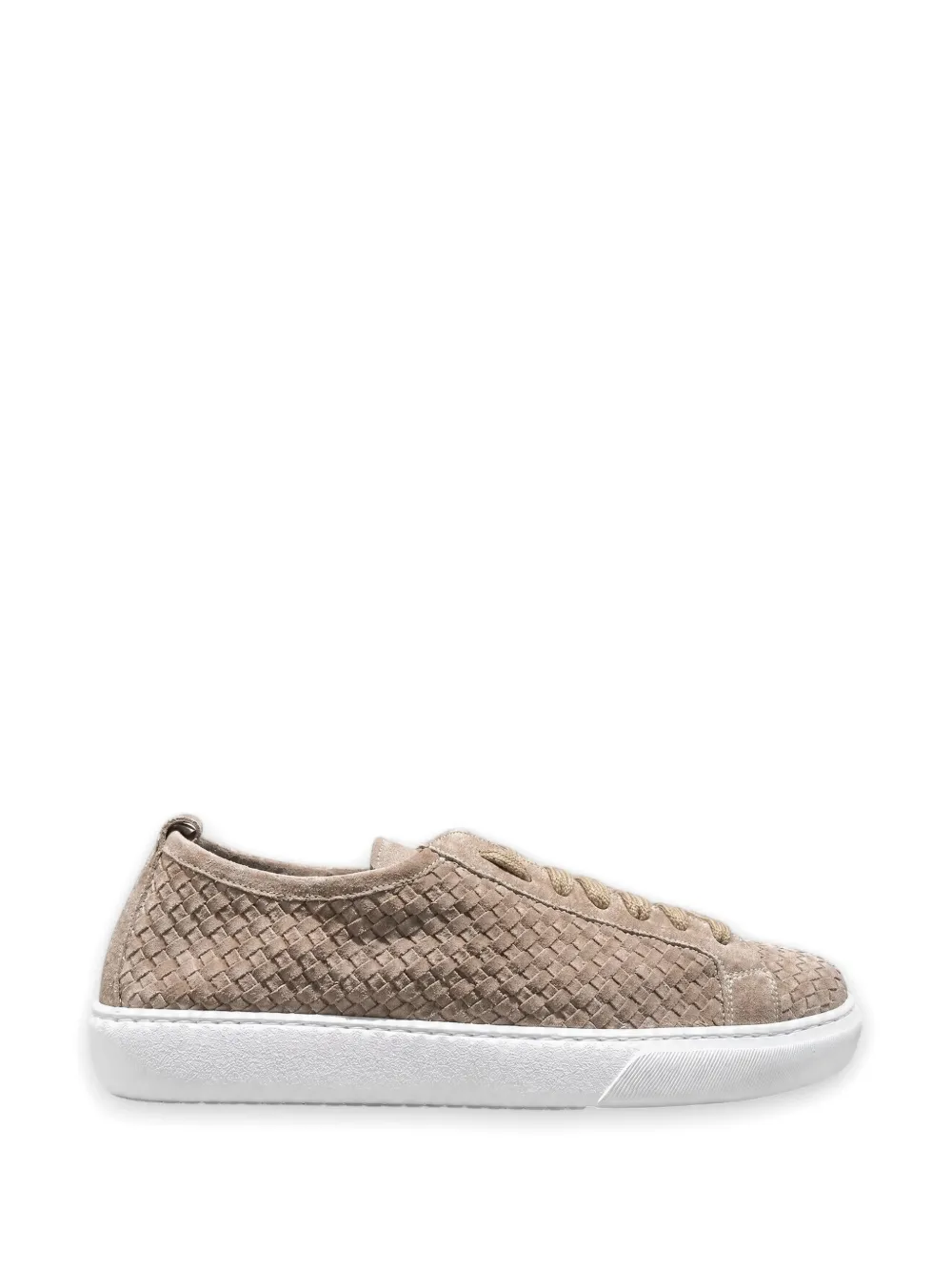 CALCE woven-suede sneakers - Toni neutri