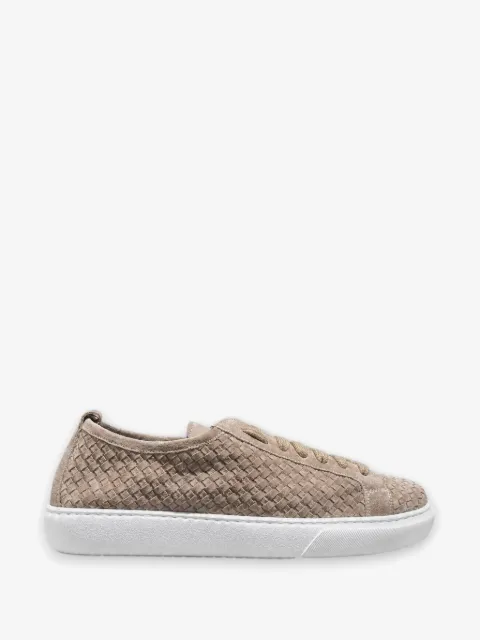 CALCE woven-suede sneakers