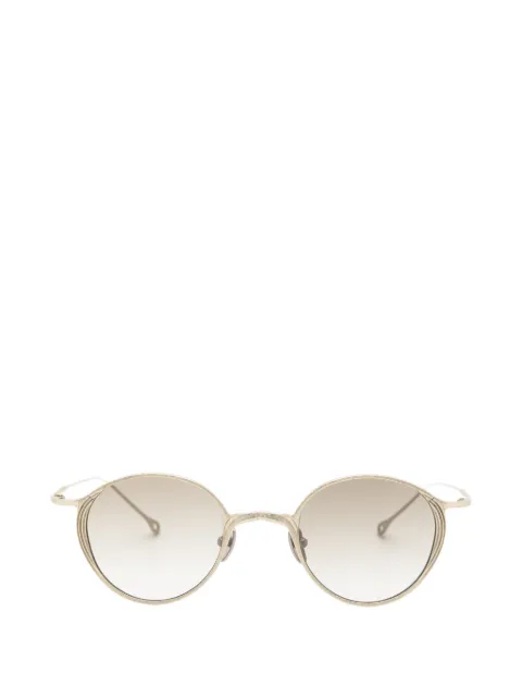 Rigards round-frame textured-finish sunglasses