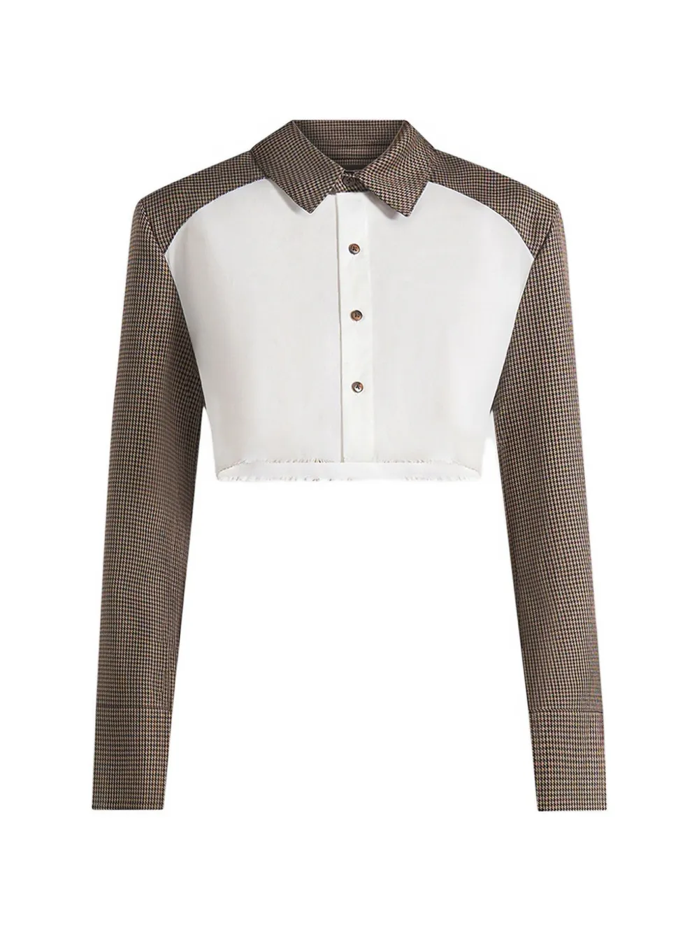 Manière De Voir Camicia crop Bernadette - Marrone