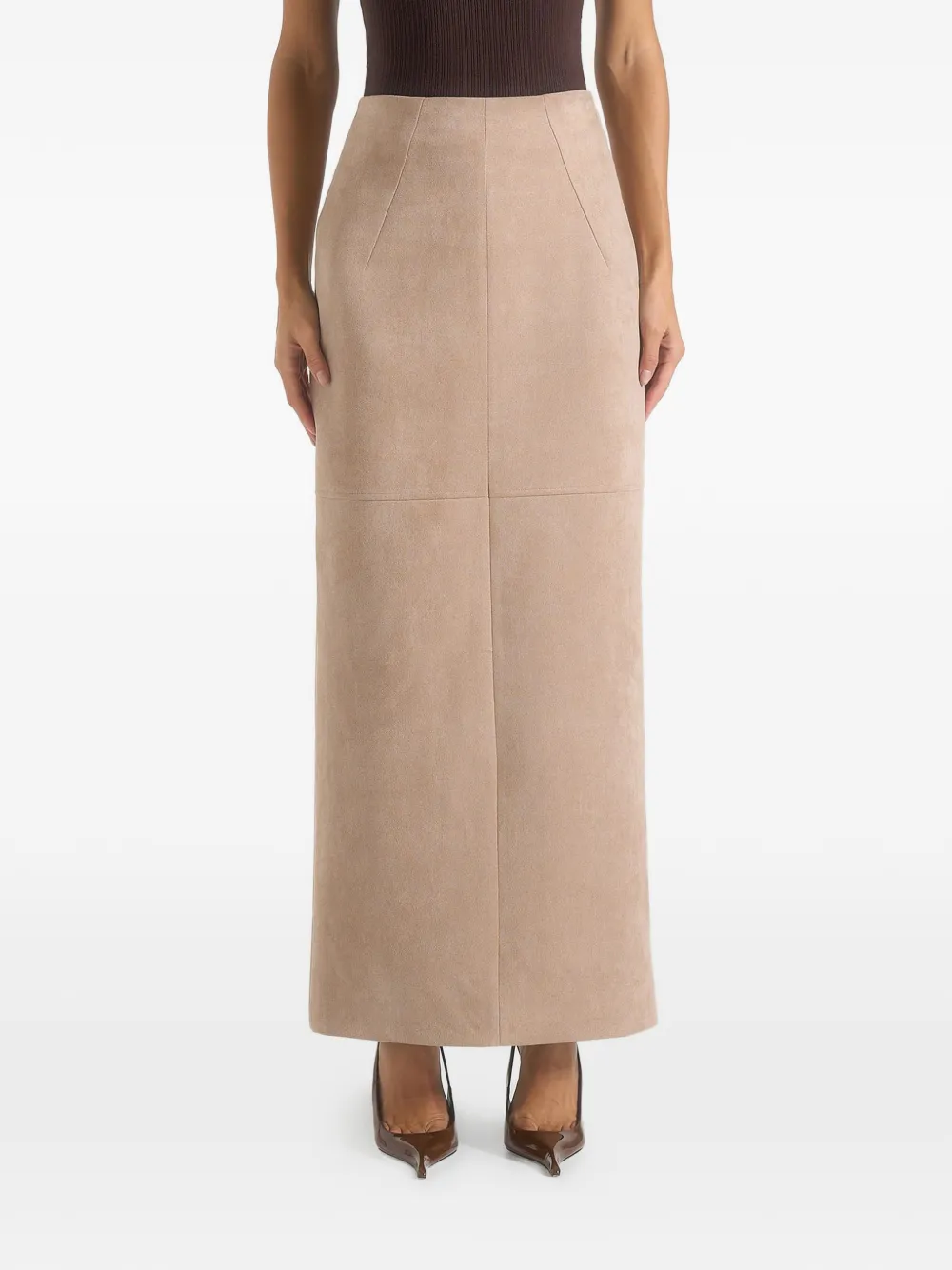 Manière De Voir Celie maxi skirt - Toni neutri