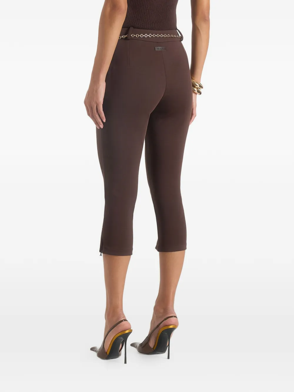 Manière De Voir Una legging met ketting Bruin