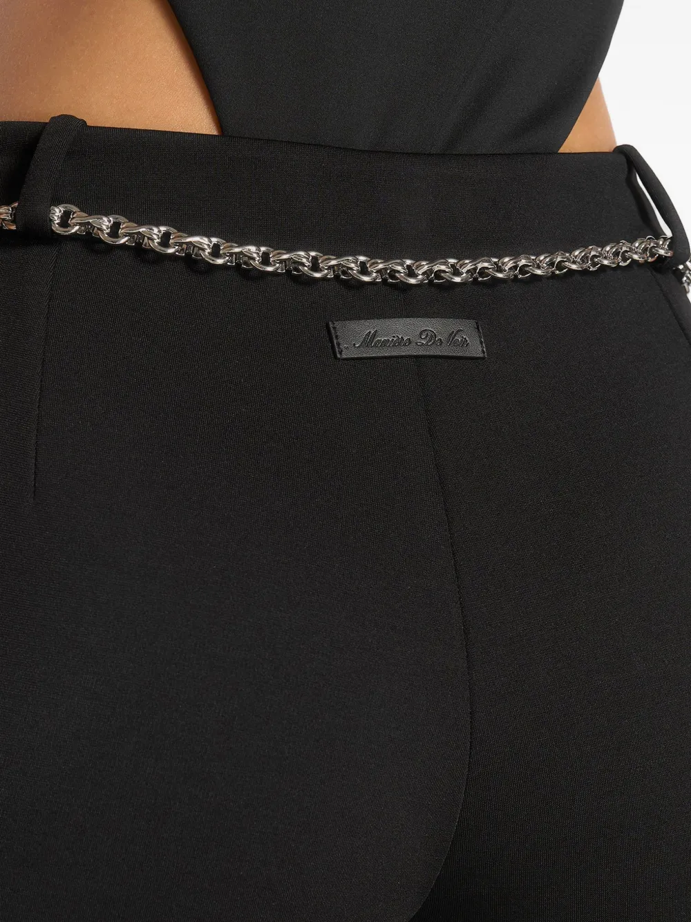 Manière De Voir Una legging met ketting Zwart