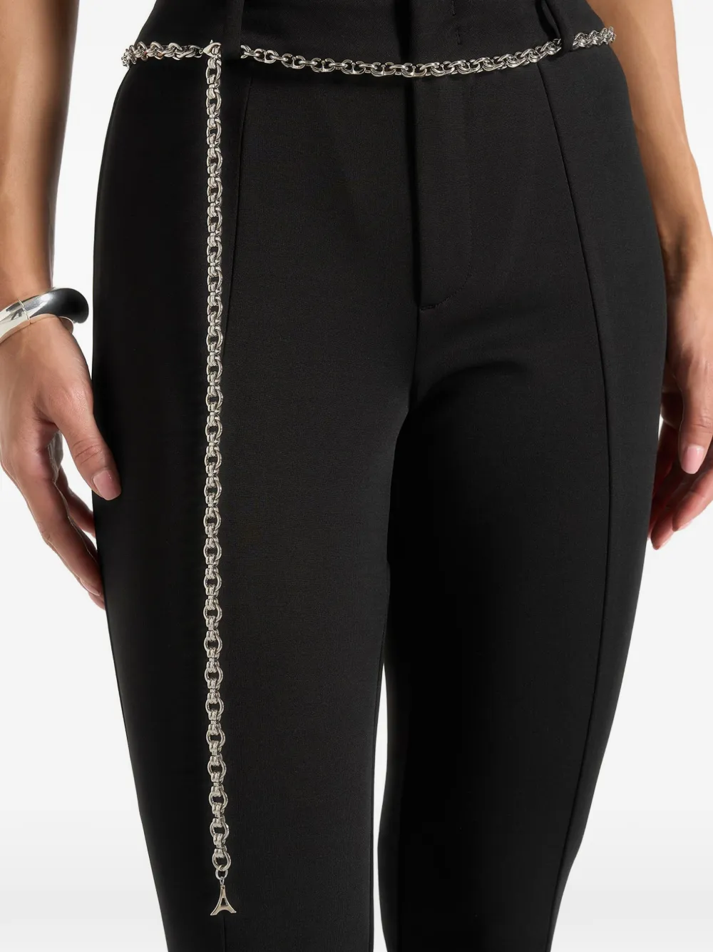Manière De Voir Una legging met ketting Zwart