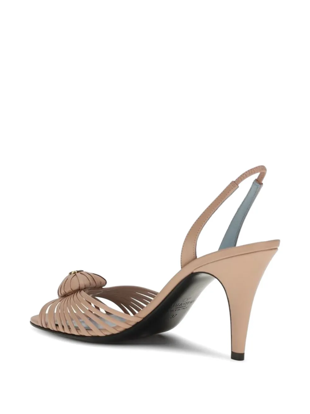 Valentino Garavani VLogo Signature cage-style sandals Beige