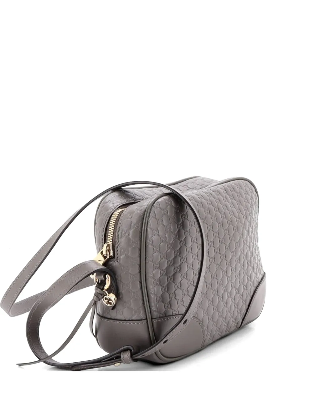 Gucci Pre-Owned Bree Disco Microguccissima Leather Mini crossbody bag - Grigio