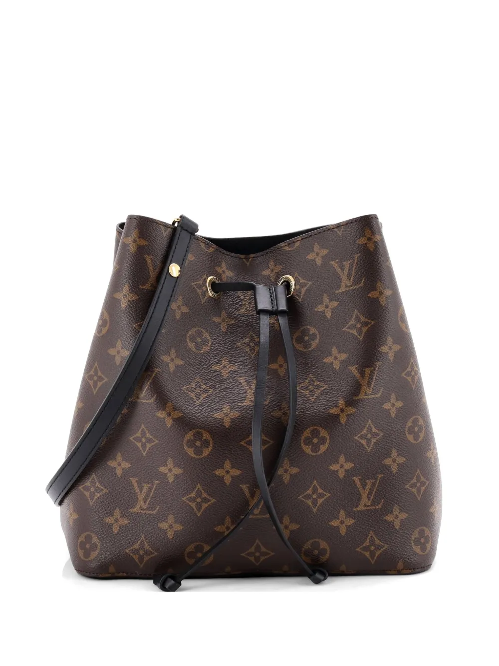 Louis Vuitton Pre-Owned NeoNoe Handbag Monogram Canvas with Leather MM bucket bag - Marrone