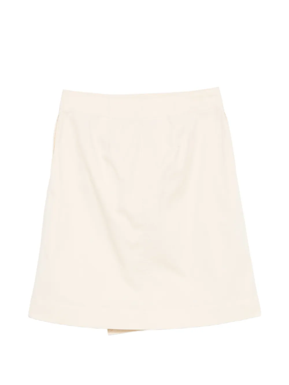 JOSEPH Wikkelrok met knoopdetail Beige