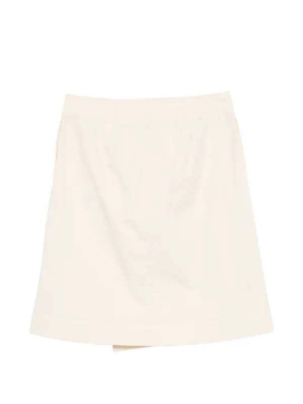 JOSEPH button-detail Wrap Skirt | Neutrals | FARFETCH