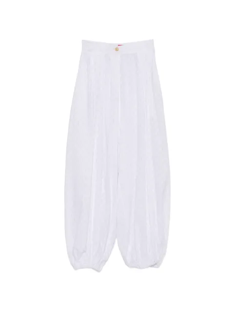 THELATEST jacquard-knit elasticated-cuff trousers