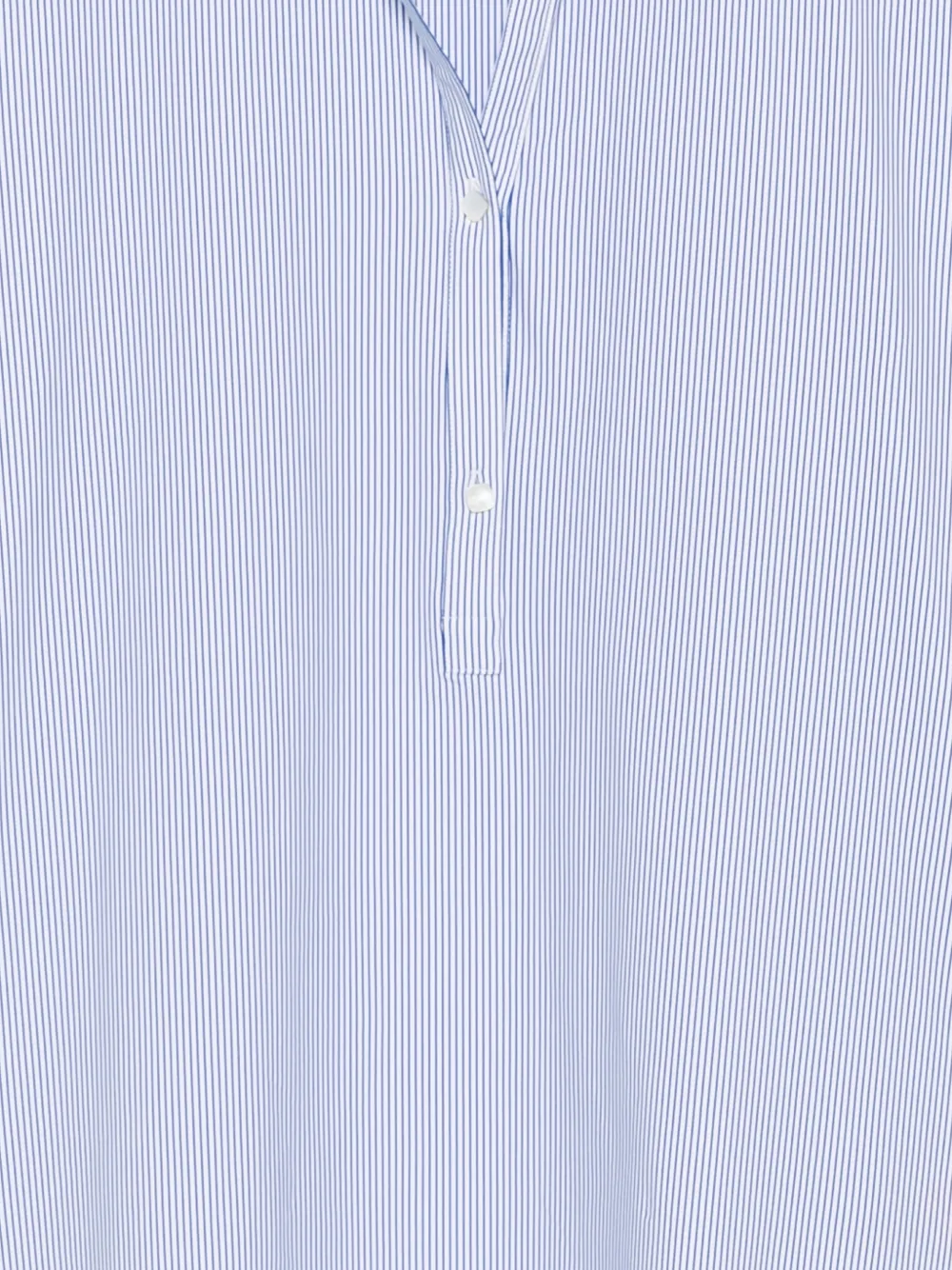  Rrd Vertical-stripe Buttoned Shirt - Bleu 