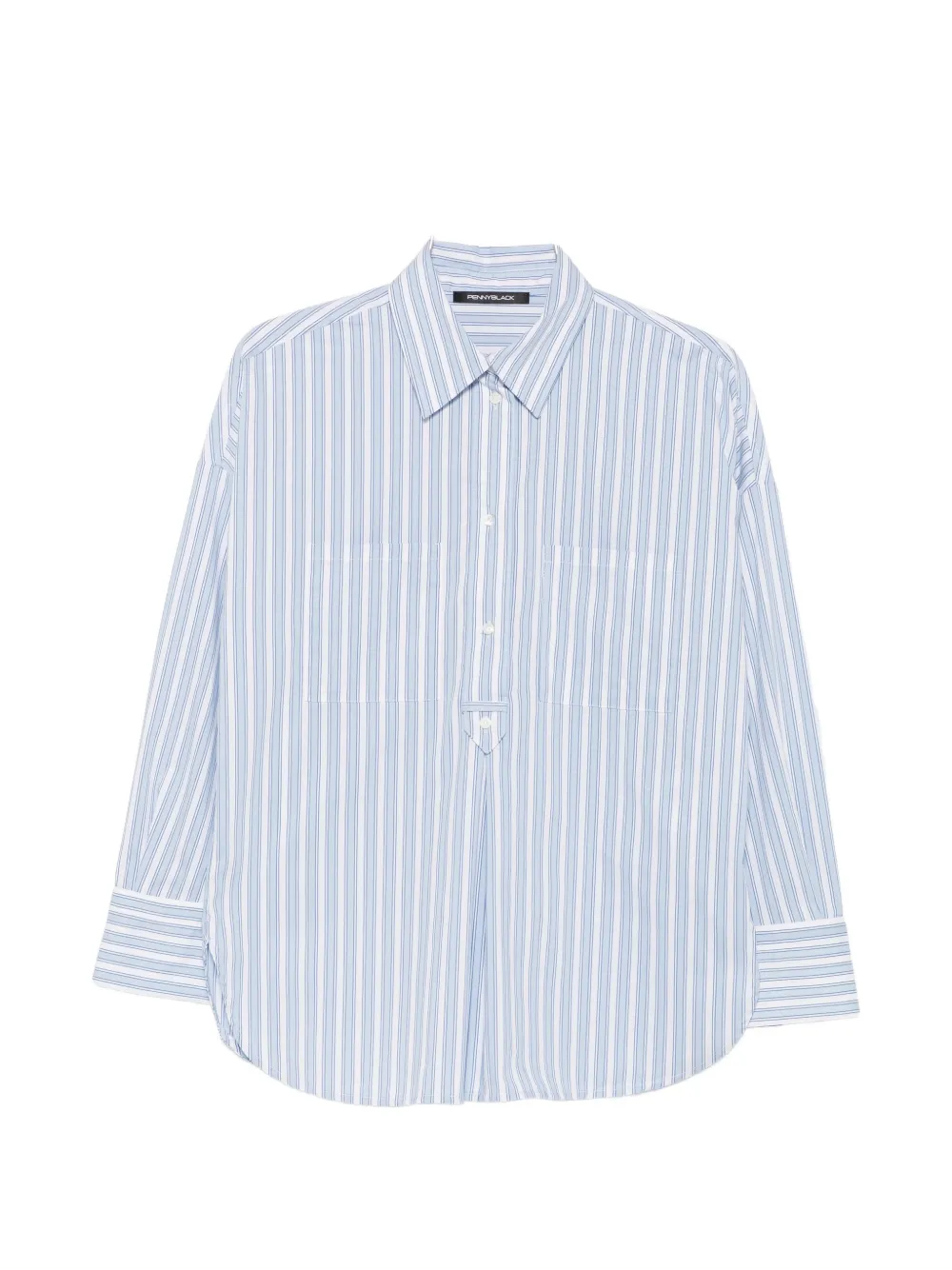 Pennyblack striped long-sleeve blouse - Blu