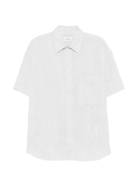 AMISH striped short-sleeve shirt