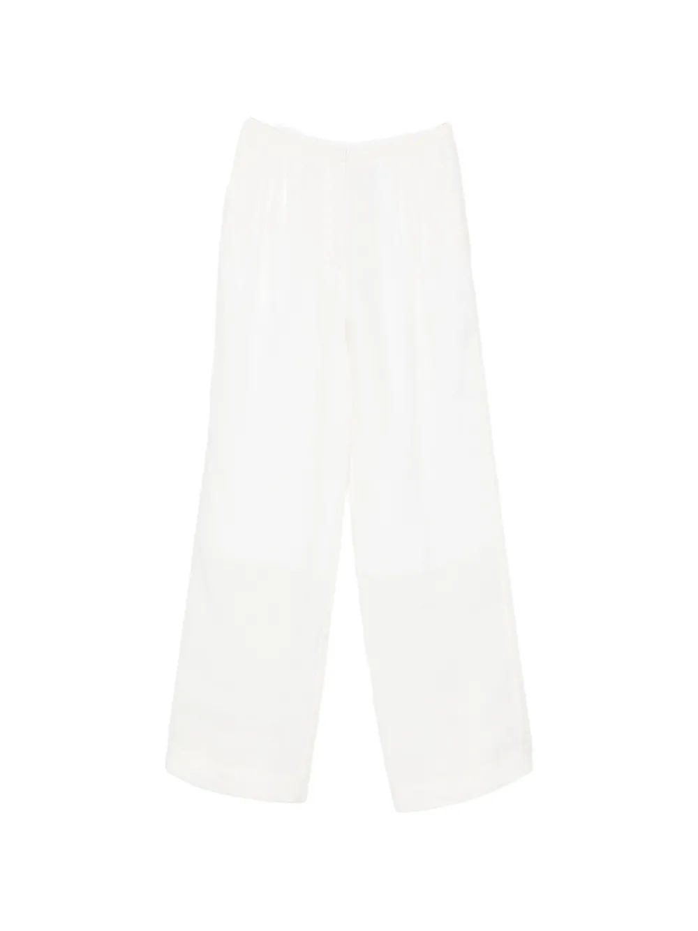 Forte Forte elasticated-waistband palazzo pants - Weiß