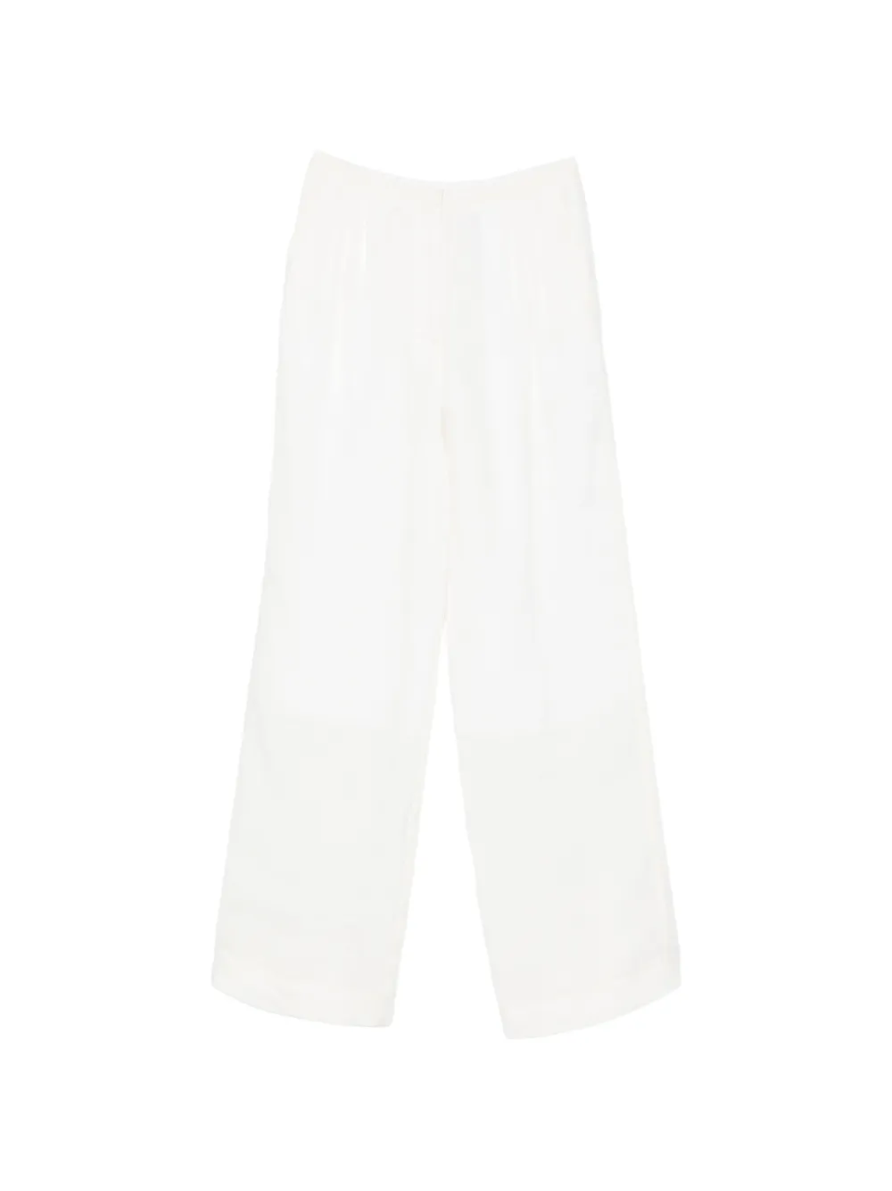 Forte Forte elasticated-waistband palazzo pants - Weiß