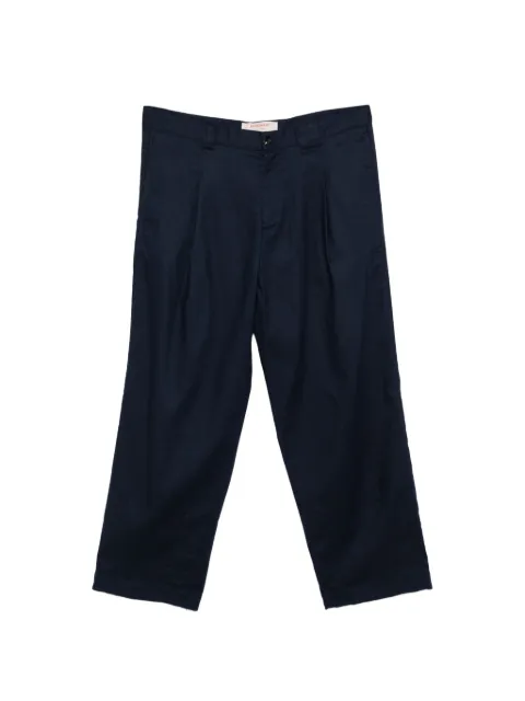 OFFICINA 36 belt-loop pleated trousers