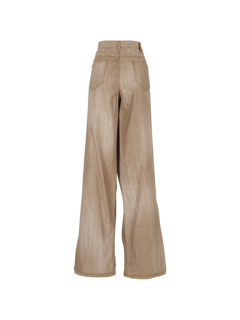 Ermanno Scervino Broek met wijde pijpen Beige