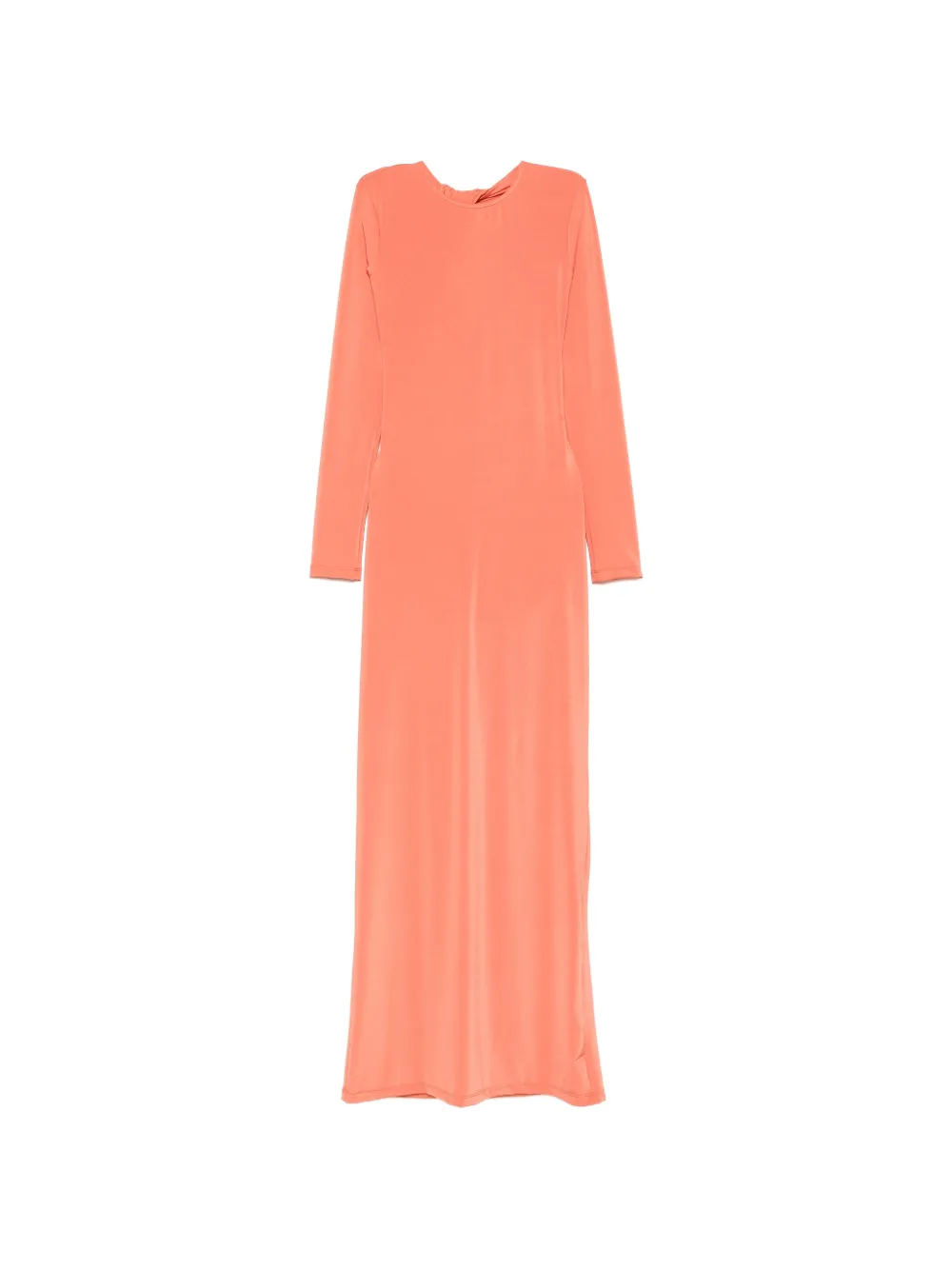 Raquel Diniz Carolyne twist-detail open-back maxi dress - Arancione