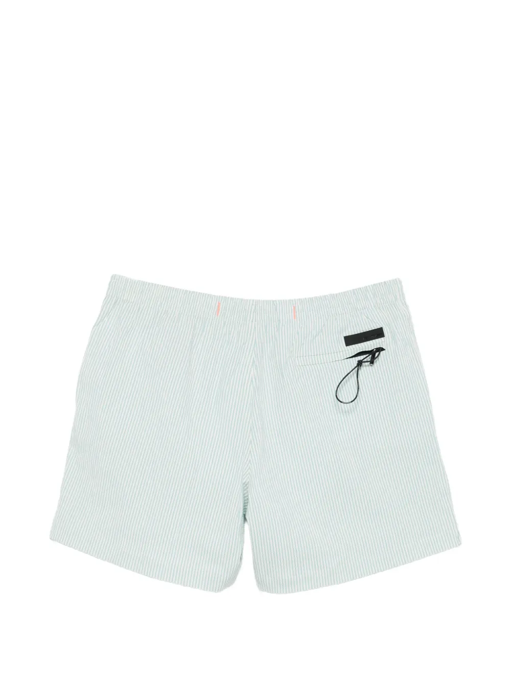 RRD Gestreepte seersucker shorts Blauw