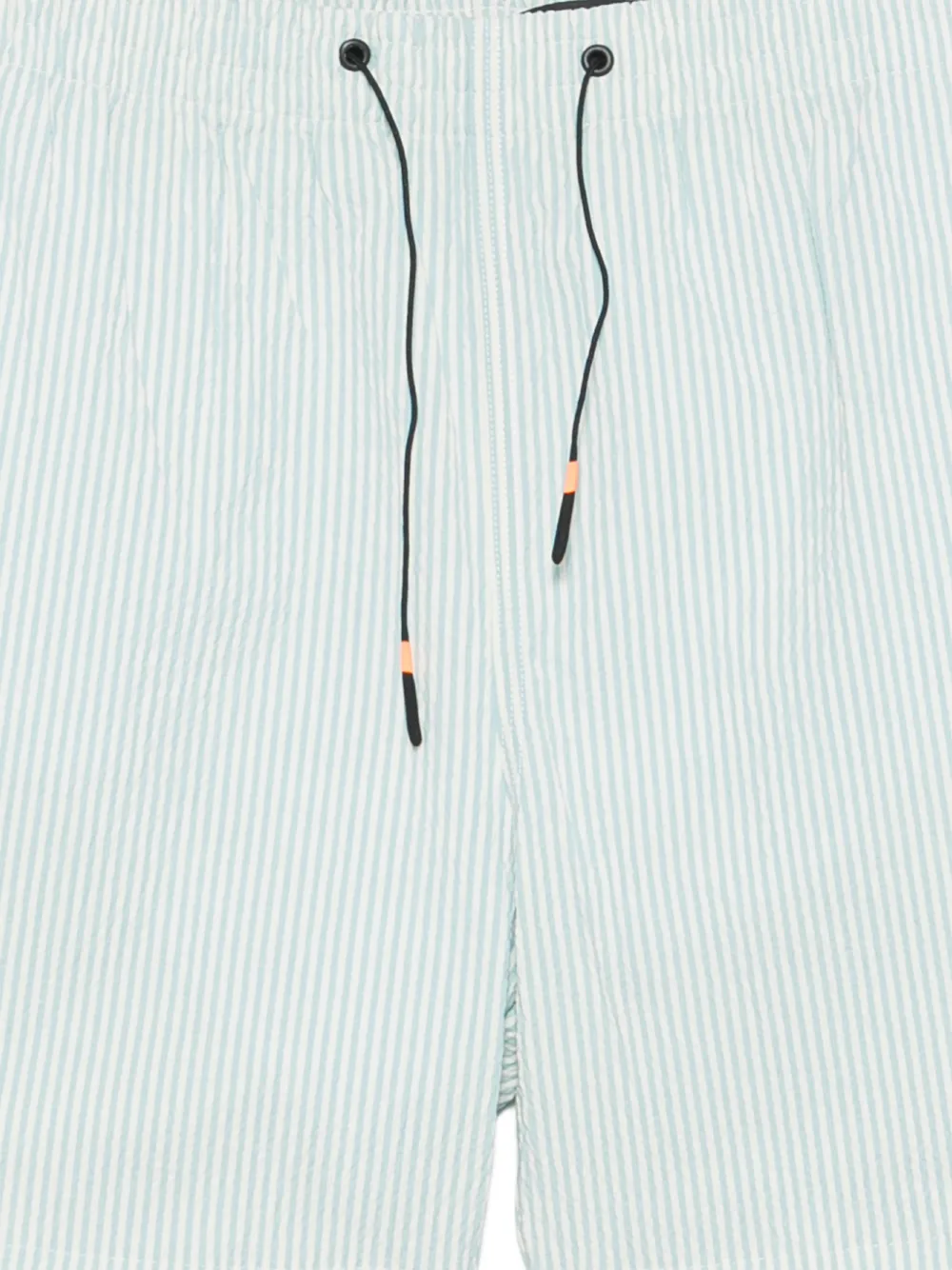 RRD Gestreepte seersucker shorts Blauw