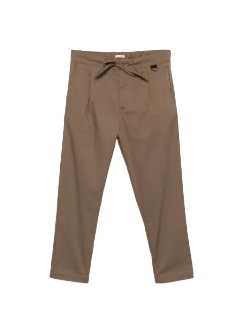 OFFICINA 36 pleated drawstring-waist trousers