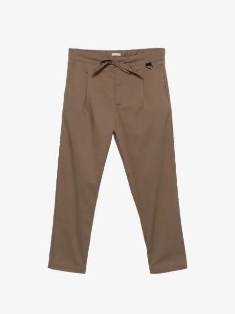 OFFICINA 36 pleated drawstring-waist trousers