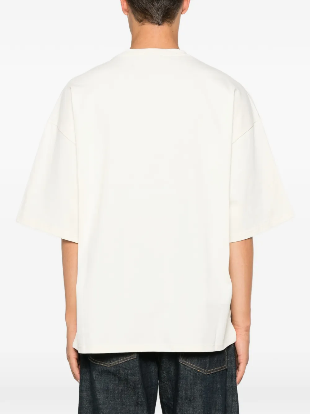 Garcias Graphic-print Drop-shoulder T-shirt In White
