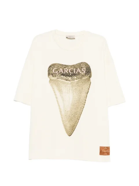GARCIAS graphic-print drop-shoulder T-shirt