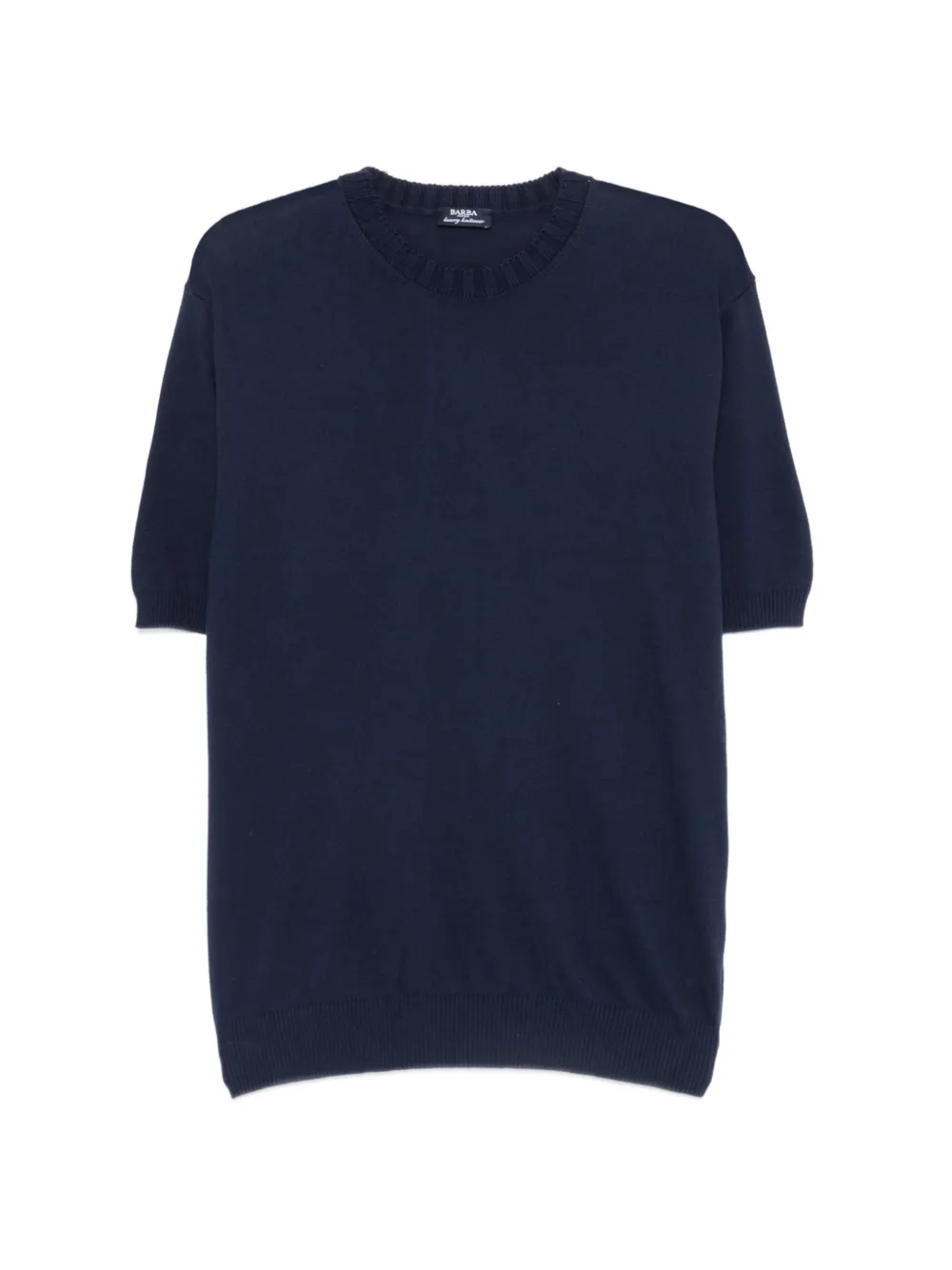 Barba short-sleeve round-neck T-shirt - Blu