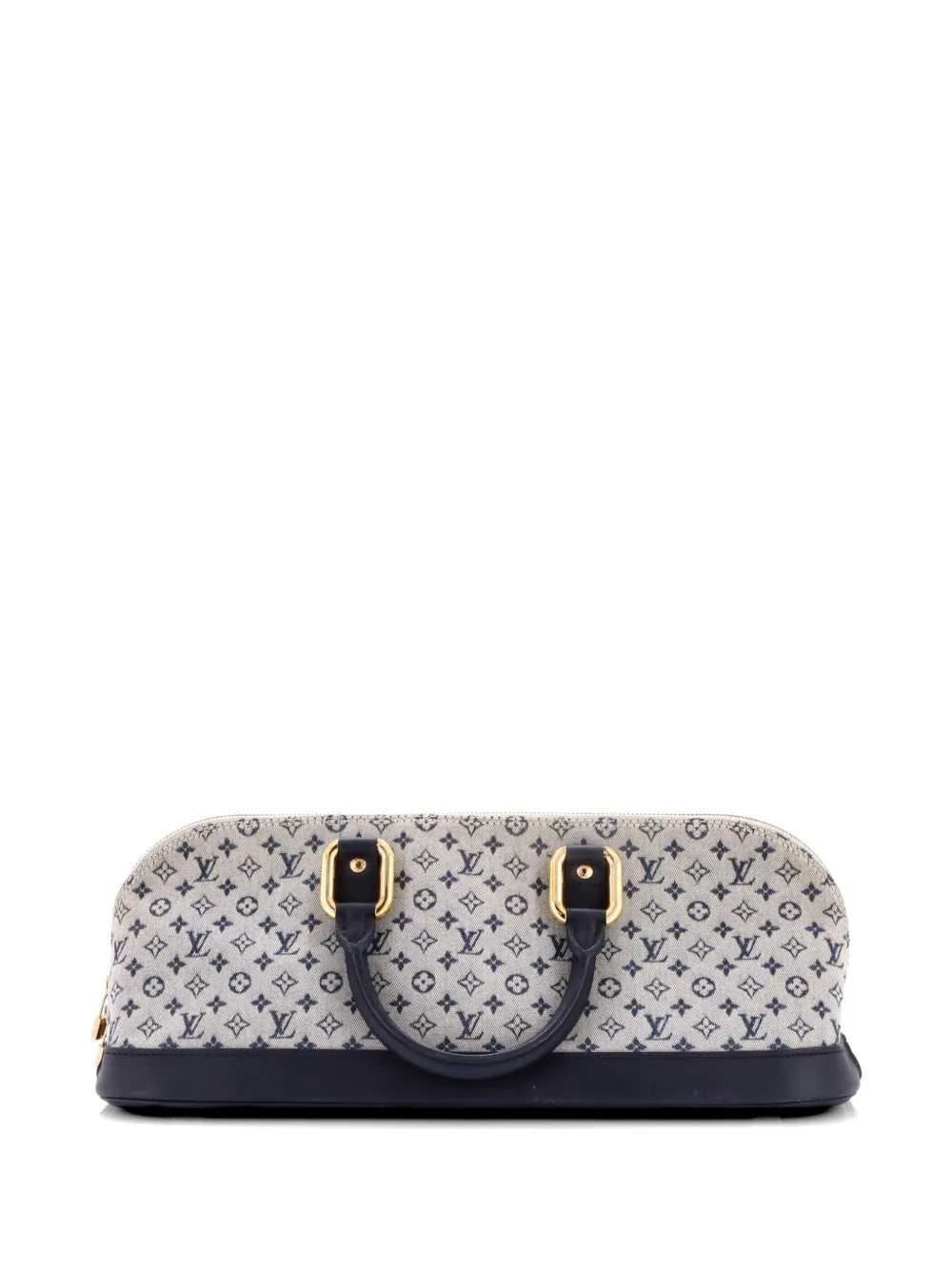 Louis Vuitton Pre-Owned Alma Handbag Mini Lin Horizontal satchel - Blue
