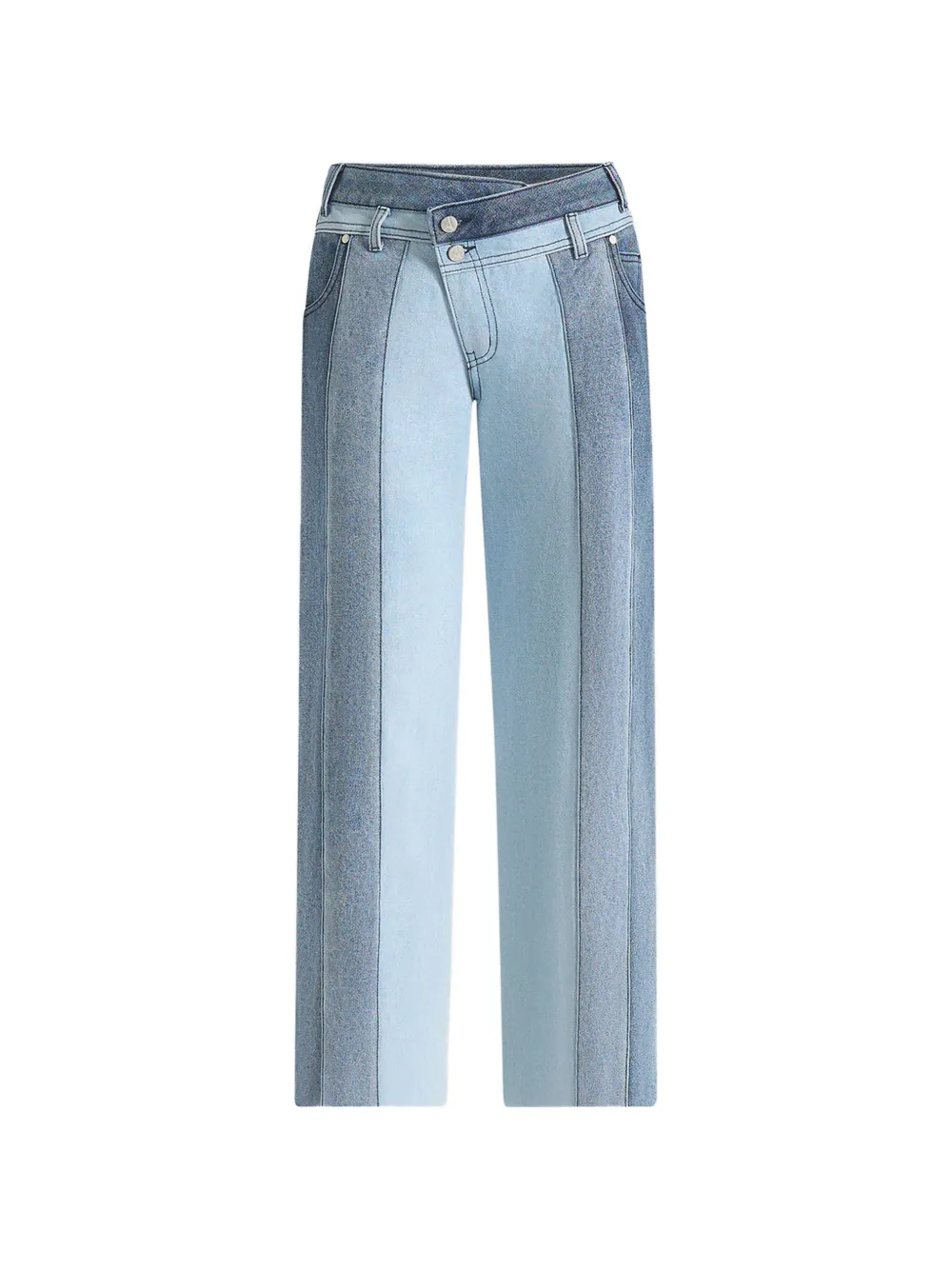 Manière De Voir Jeans Jacinda con inserti - Blu