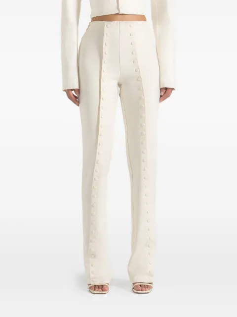 Manière De Voir Therese tailored button detail trousers