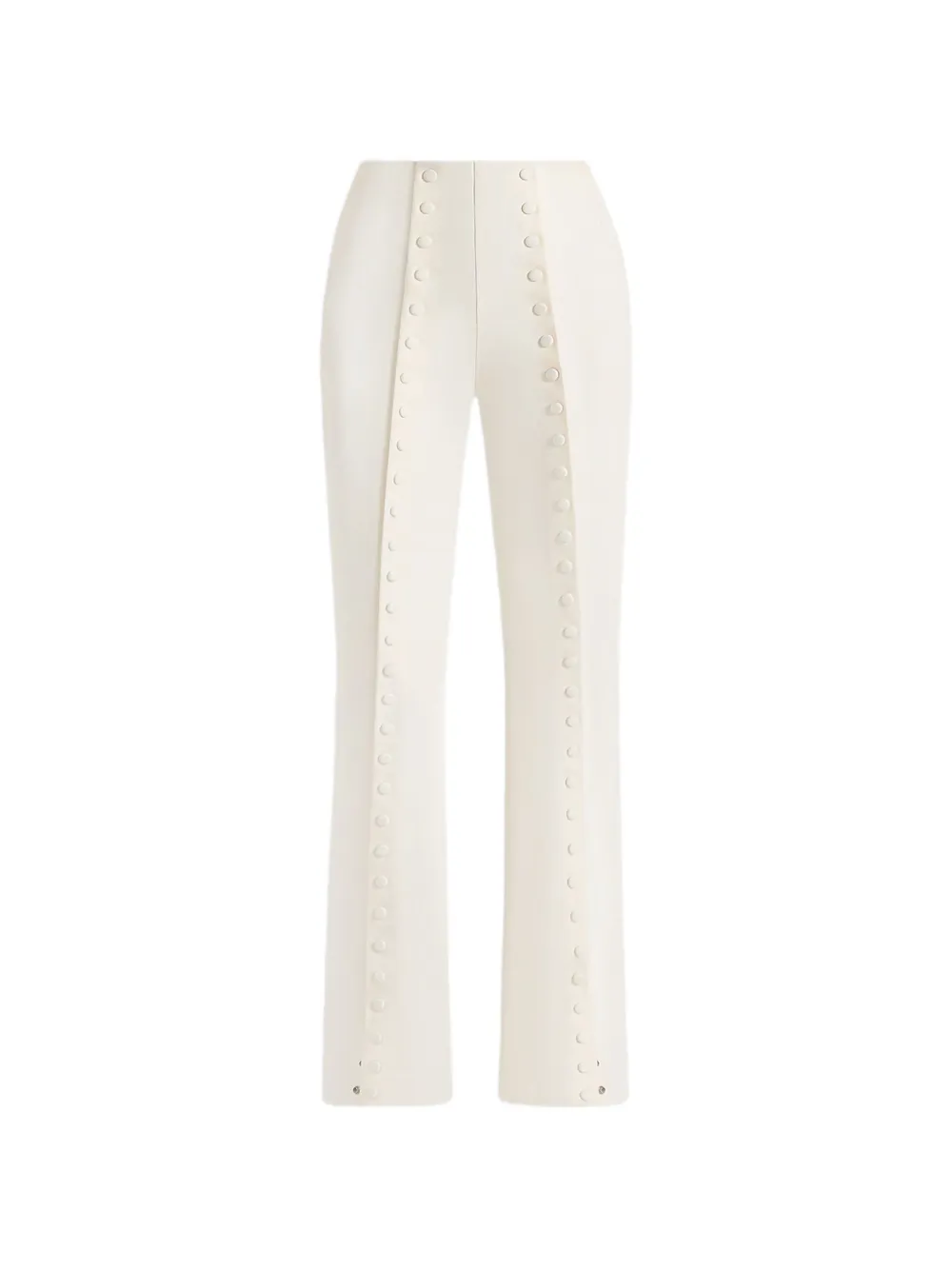 Manière De Voir Therese button-detail trousers - Toni neutri