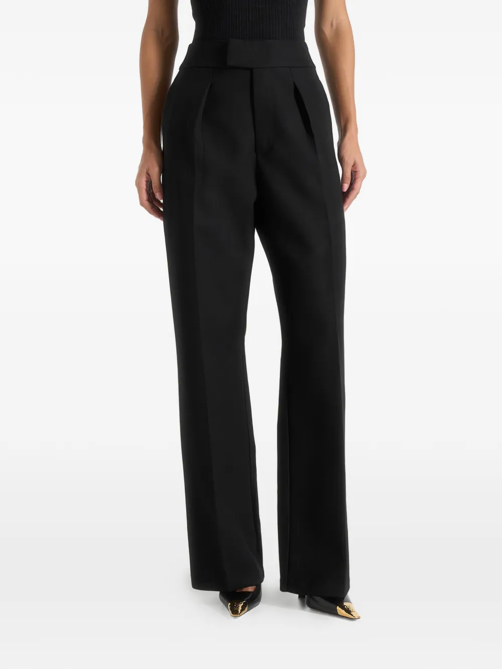 Manière De Voir Elsa high-waist pantalon Zwart