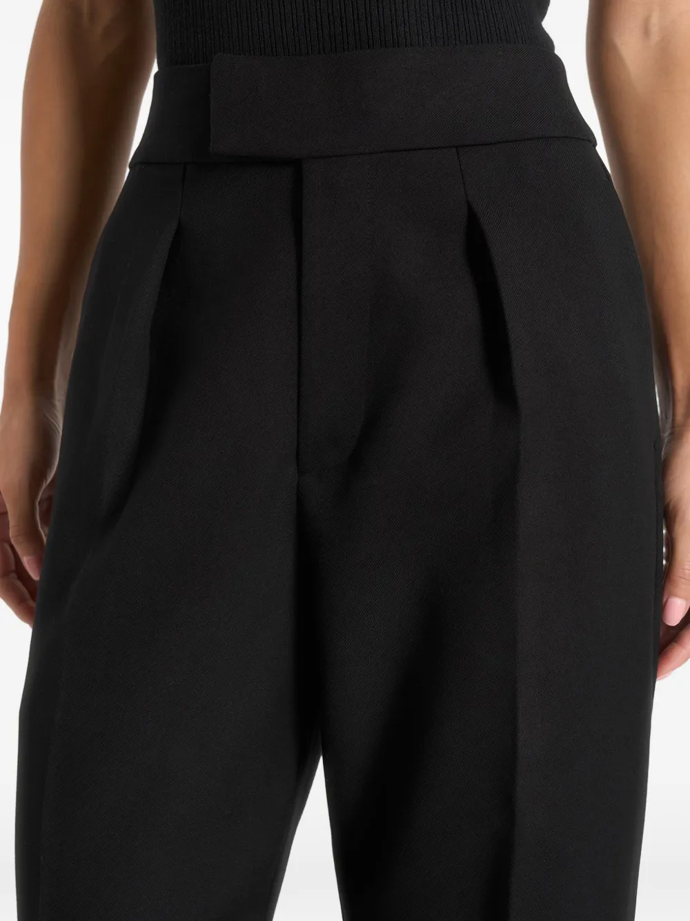 Manière De Voir Elsa high-waist pantalon Zwart