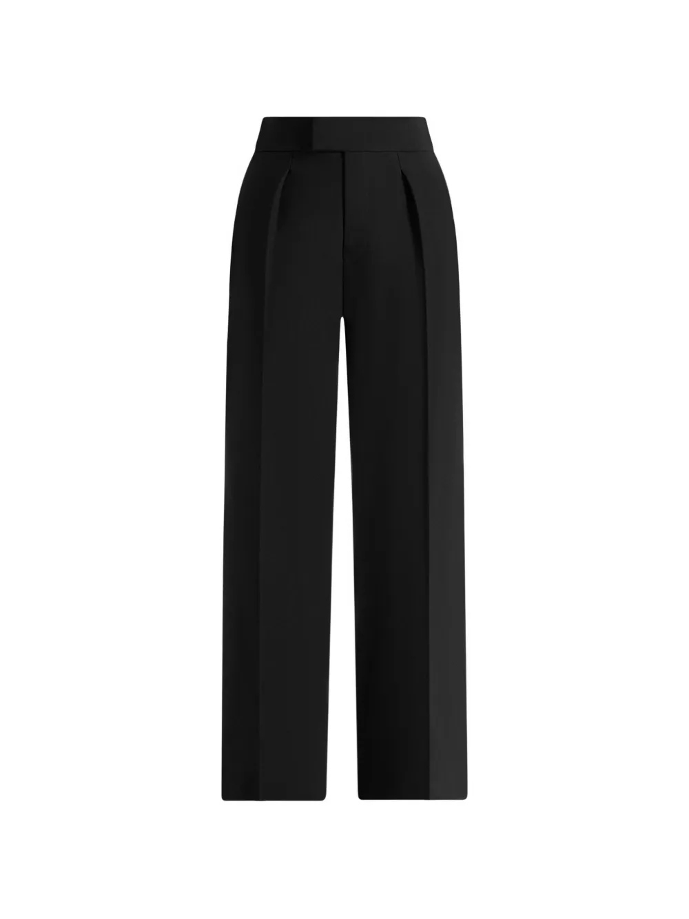 Manière De Voir Elsa pleated high-waist trousers - Schwarz